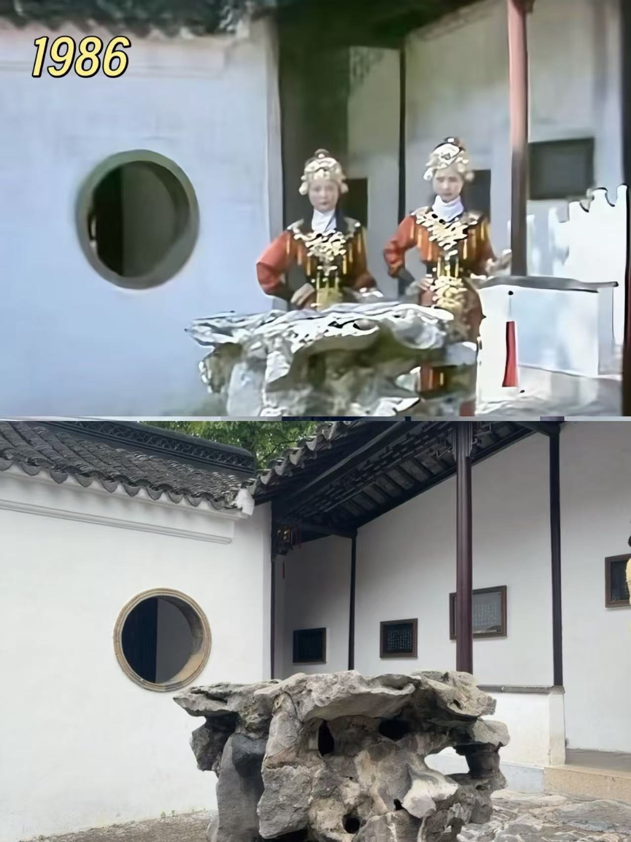 狮子林里的园林细节